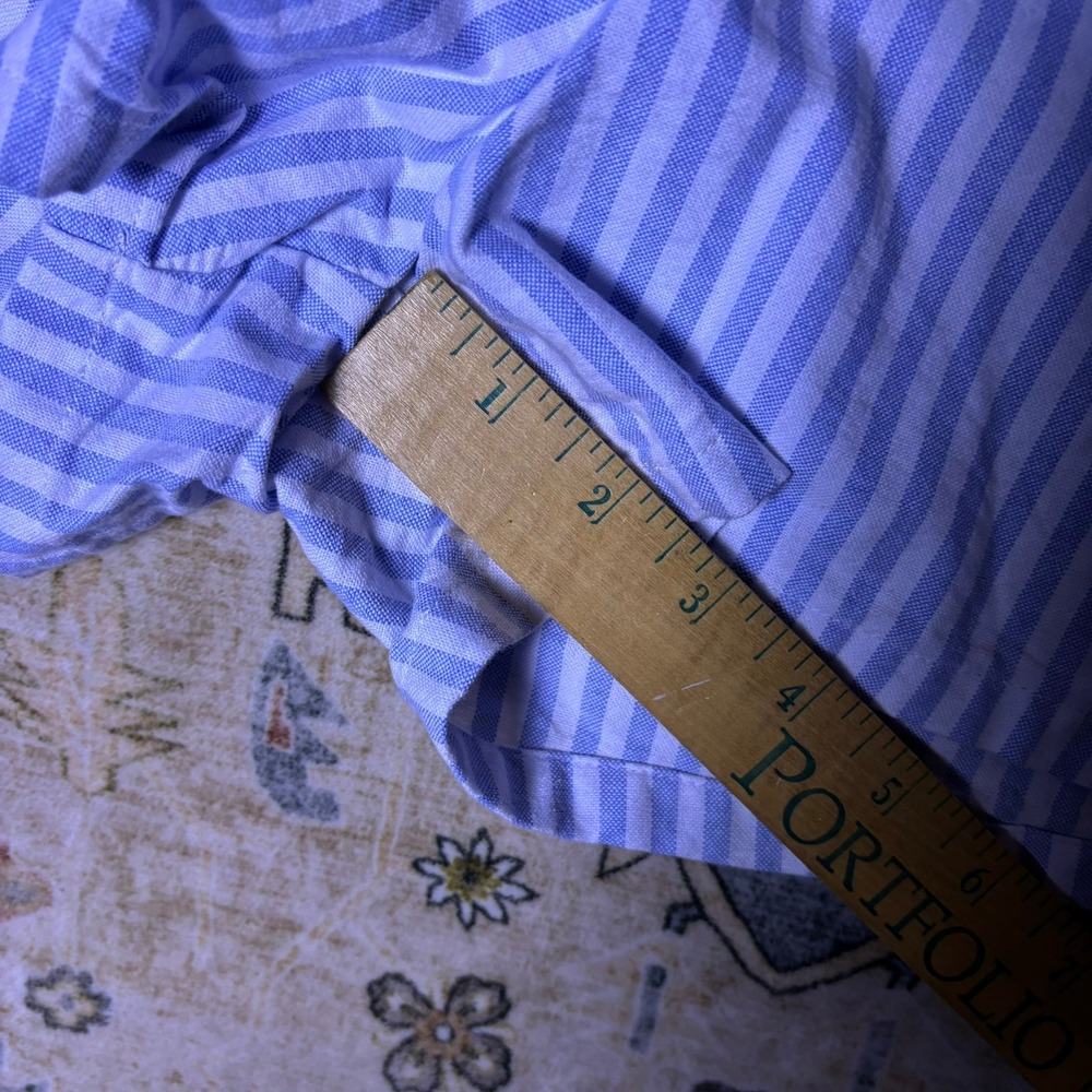 John Galt Brandy Melville Blue White Striped Comfy Beach Shorts Sleep Loungewear - Picture 8 of 10